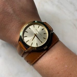 Michael Kors Slim Runway Double-Wrap Watch